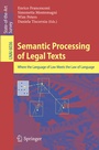 Cover: Semantic Processing of Legal Texts - Springer