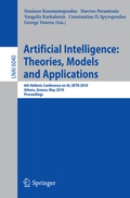 Cover: Advances in Artificial Intelligence: Theories, Models, and Applications - Springer