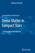 Cover: Dense Matter in Compact Stars - Springer