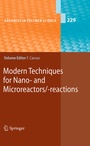 Cover: Modern Techniques for Nano- and Microreactors/-reactions - Springer