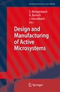 Cover: Design and Manufacturing of Active Microsystems - Springer