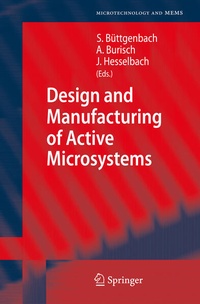 Enlarge image Cover: Design and Manufacturing of Active Microsystems - Springer
