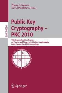 Bild vergrößern Bild: Public Key Cryptography - PKC 2010 - Springer