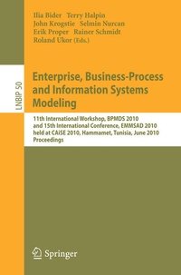 Enlarge image Cover: Enterprise, Business-Process and Information Systems Modeling - Springer