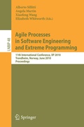 Cover: Agile Processes in Software Engineering and Extreme Programming - Springer