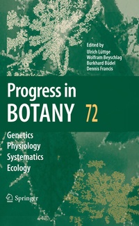 Enlarge image Cover: Progress in Botany 72 - Springer