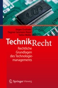 Cover: Technikrecht - Springer