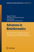 Cover: Advances in Bioinformatics - Springer