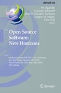 Cover: Open Source Software: New Horizons - Springer