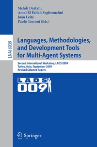 Enlarge image Cover: Languages, Methodologies, and Development Tools for Multi-Agent Systems - Springer