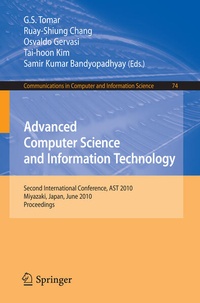 Enlarge image Cover: Advanced Computer Science and Information Technology - Springer
