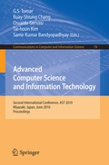Cover: Advanced Computer Science and Information Technology - Springer