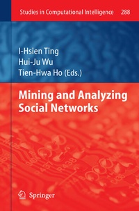Enlarge image Cover: Mining and Analyzing Social Networks - Springer