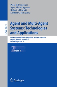 Enlarge image Cover: Agent and Multi-Agent Systems: Technologies and Applications - Springer