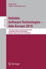Cover: Reliable Software Technologies - Ada-Europe 2010 - Springer