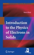 Cover: Introduction to the Physics of Electrons in Solids - Springer
