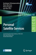 Cover: Personal Satellite Services - Springer