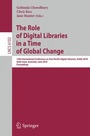 Cover: The Role of Digital Libraries in a Time of Global Change - Springer