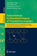 Cover: Formal Methods for Quantitative Aspects of Programming Languages - Springer