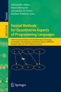 Cover: Formal Methods for Quantitative Aspects of Programming Languages - Springer