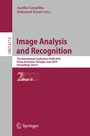 Cover: Image Analysis and Recognition - Springer