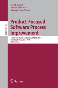 Enlarge image Cover: Product-Focused Software Process Improvement - Springer