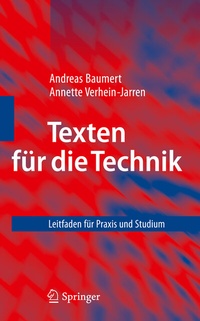 Enlarge image Cover: Texten für die Technik - Springer