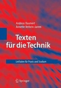Cover: Texten f&uuml;r die Technik - Springer