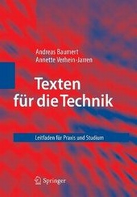 Enlarge image Cover: Texten für die Technik - Springer
