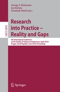 Cover: Research into Practice - Reality and Gaps - Springer