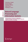 Cover: Natural Language Processing and Information Systems - Springer
