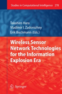 Enlarge image Cover: Wireless Sensor Network Technologies for the Information Explosion Era - Springer
