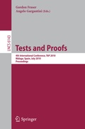 Cover: Tests and Proofs - Springer
