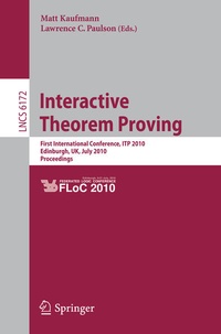 Enlarge image Cover: Interactive Theorem Proving - Springer