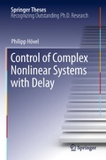 Cover: Control of Complex Nonlinear Systems with Delay - Springer