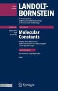 Cover: Asymmetric Top Molecules, Part 3 - Springer