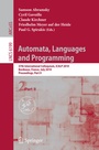 Cover: Automata, Languages and Programming - Springer