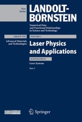 Cover: Laser Systems, Part 3 - Springer