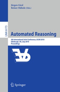 Enlarge image Cover: Automated Reasoning - Springer
