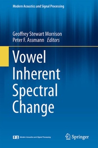 Enlarge image Cover: Vowel Inherent Spectral Change - Springer