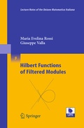 Cover: Hilbert Functions of Filtered Modules - Springer