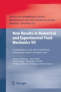 Cover: New Results in Numerical and Experimental Fluid Mechanics VII - Springer