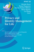 Cover: Privacy and Identity Management for Life - Springer