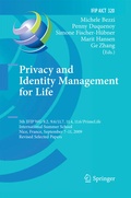 Cover: Privacy and Identity Management for Life - Springer