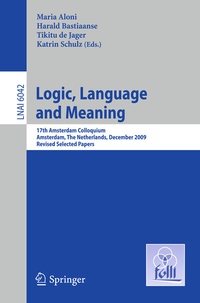 Abbildung von: Logic, Language and Meaning - Springer