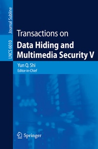 Enlarge image Cover: Transactions on Data Hiding and Multimedia Security V - Springer
