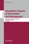 Cover: Algorithmic Aspects in Information and Management - Springer