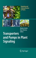 Cover: Transporters and Pumps in Plant Signaling - Springer