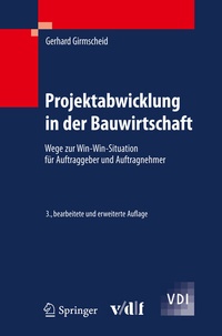 Abbildung von: Projektabwicklung in der Bauwirtschaft - Springer