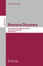 Cover: Resource Discovery - Springer